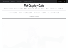 Tablet Screenshot of hot-cosplaygirls.com